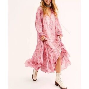 Free People Feeling Groovy Maxi Dress Large